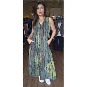 NEW LIOR sage the day dress in green